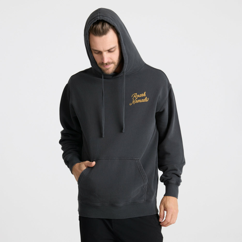 Roark Nomads Badge Fleece in Onyx - Men