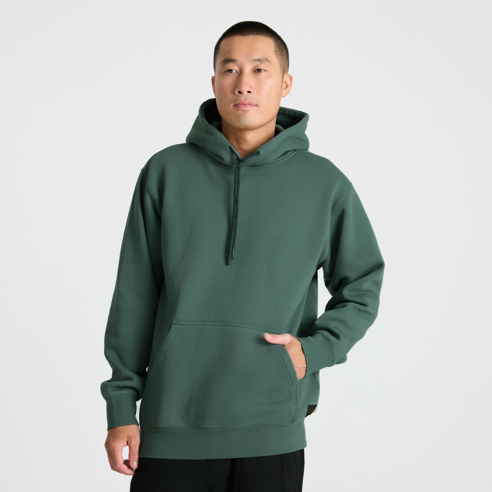 Roark Bolo Fleece Hoodie in Slate Green - Men