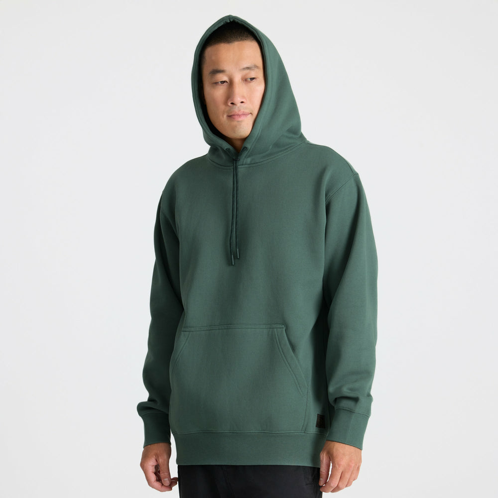 Roark Bolo Fleece Hoodie in Slate Green - Men