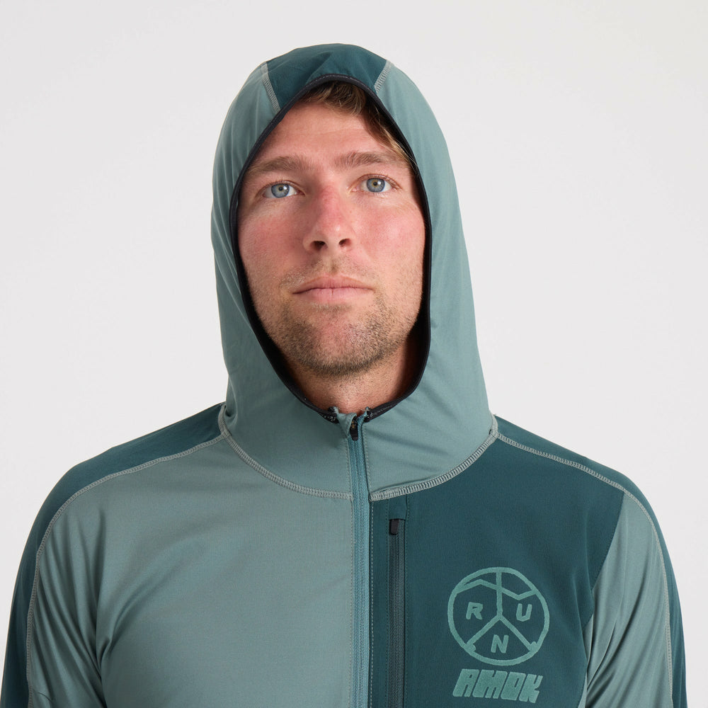 Roark Grinnell Active Hoodie in Dark Forest - Men|Run / Active