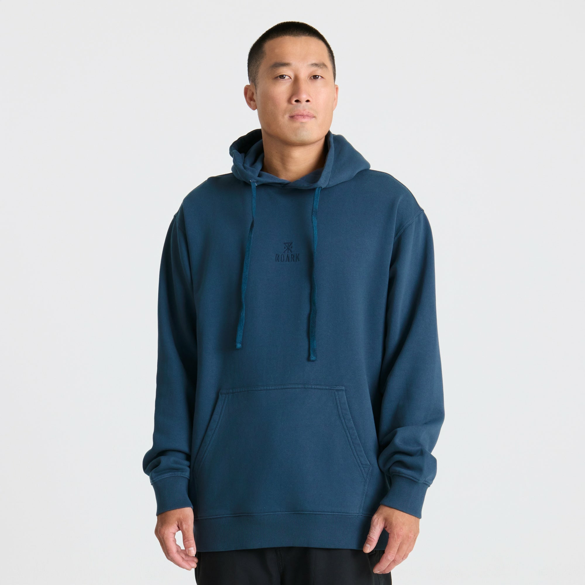 Roark Safe Camp Embroidery Fleece in Navy - Men