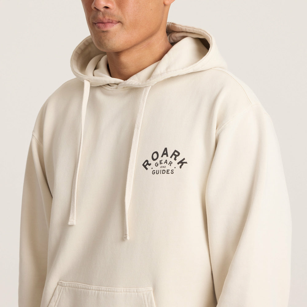 Roark Gear And Guides Hoodie in Bone - Men