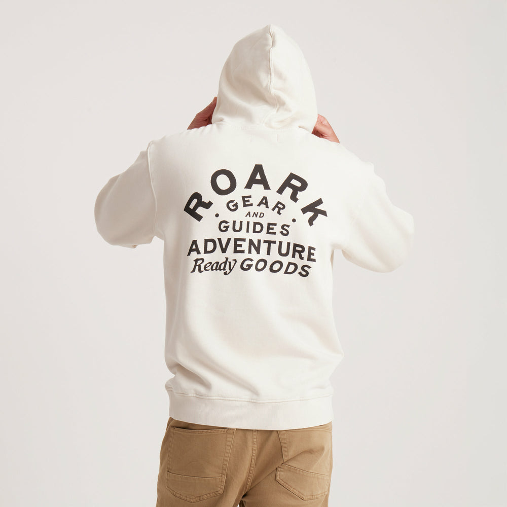 Roark Gear And Guides Hoodie in Bone - Men