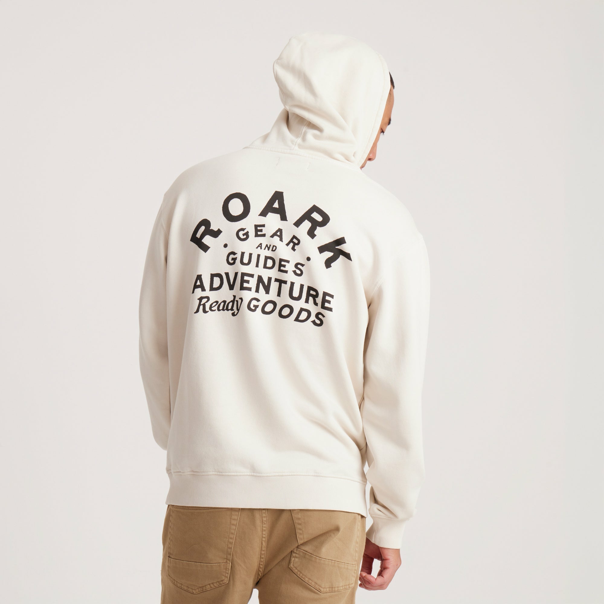 Roark Gear And Guides Hoodie in Bone - Men