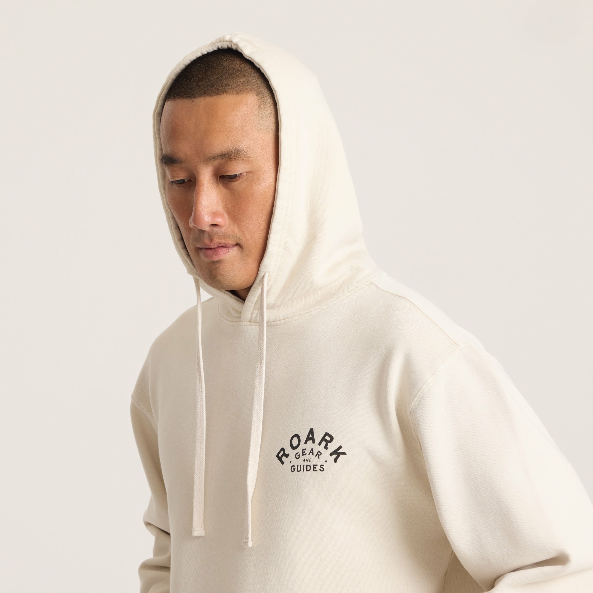 Roark Gear And Guides Hoodie in Bone - Men