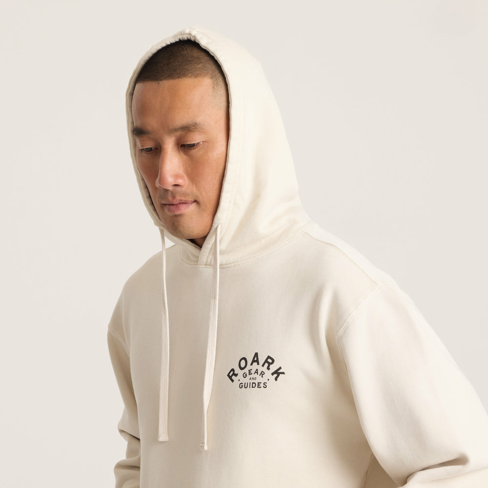 Roark Gear And Guides Hoodie in Bone - Men