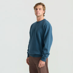 Roark Safe Camp Embroidery Crew in Navy - Men