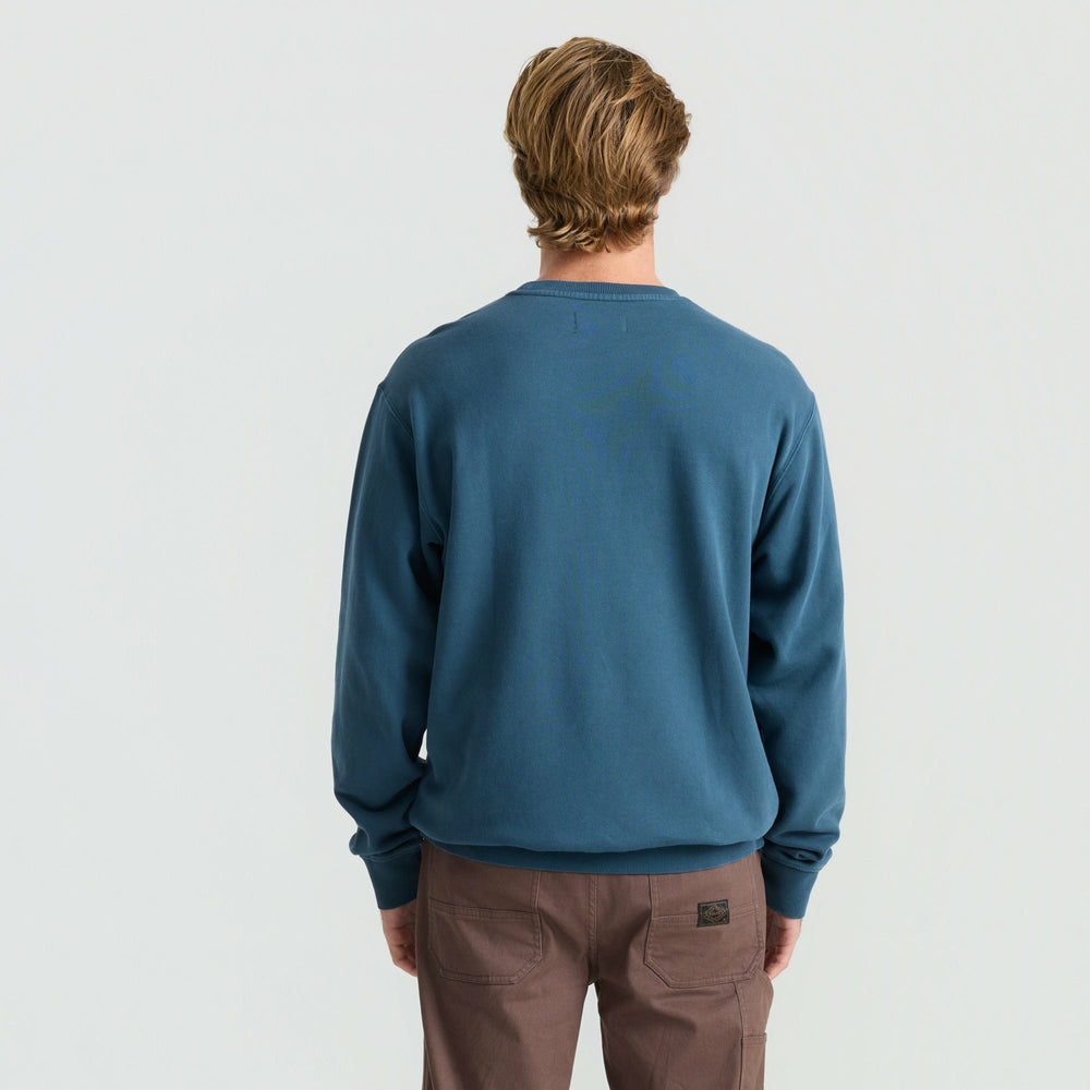 Roark Safe Camp Embroidery Crew in Navy - Men