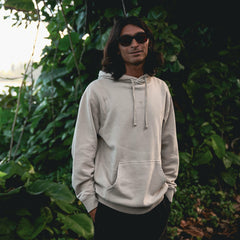 Roark Safe Camp Embroidery Fleece in Fossil - Men