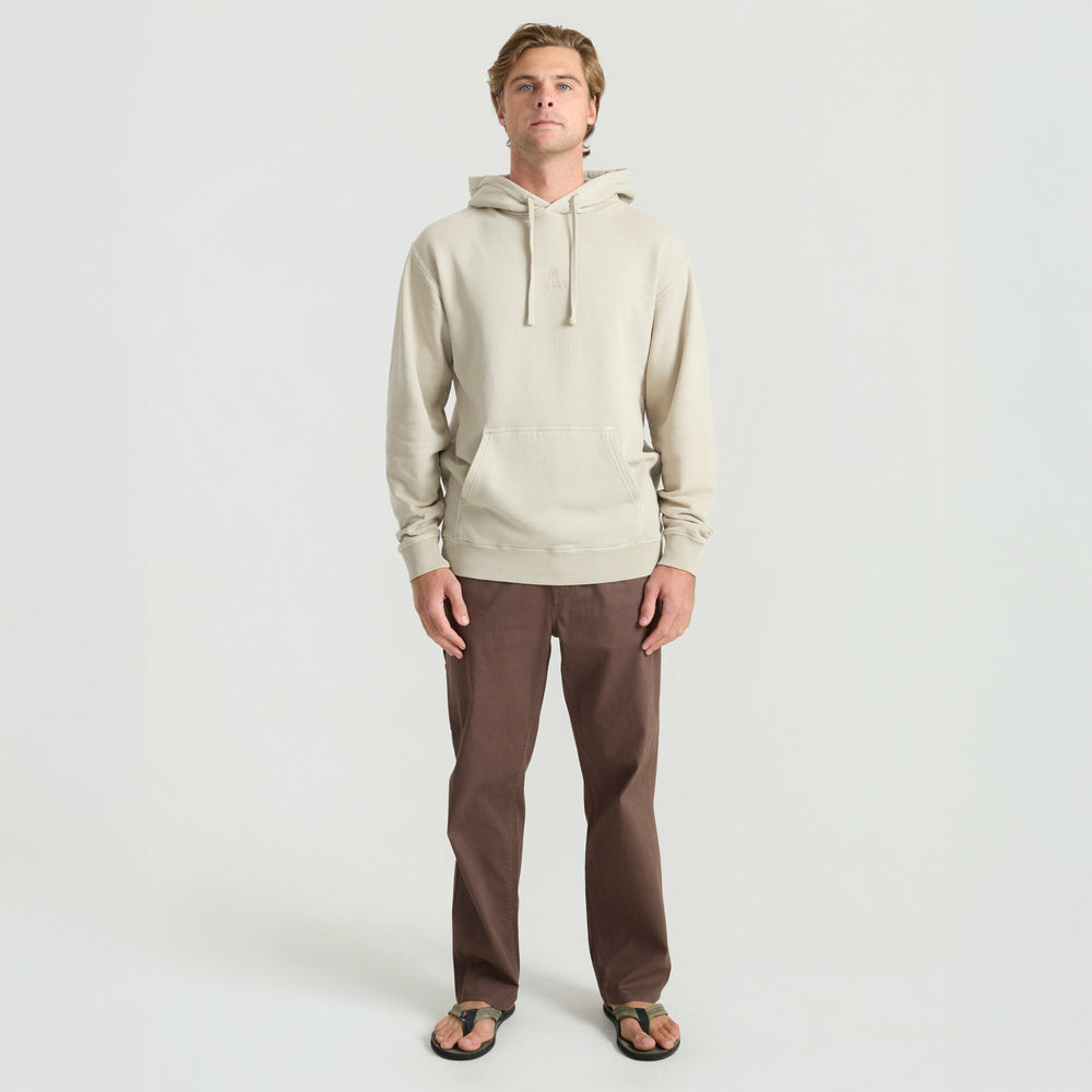Roark Safe Camp Embroidery Fleece in Fossil - Men