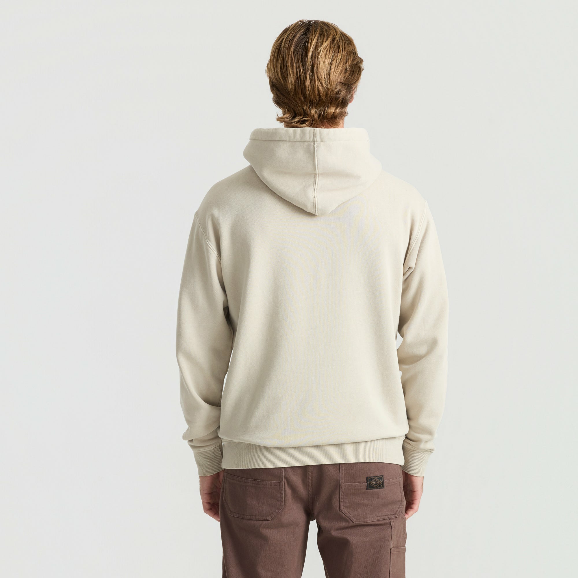 Roark Safe Camp Embroidery Fleece in Fossil - Men