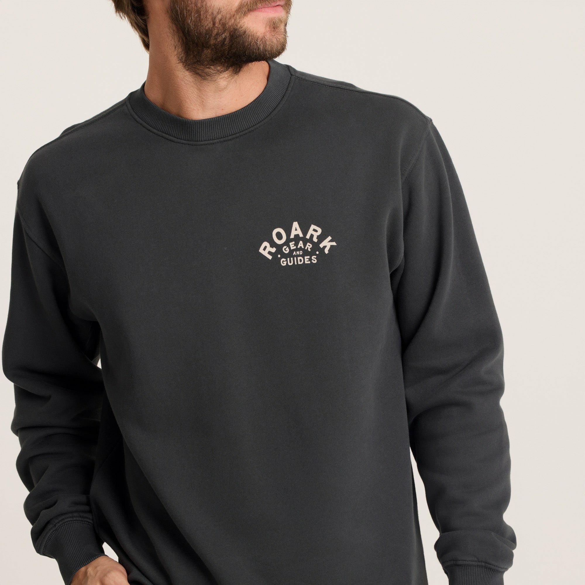 Roark Gear And Guides Crew in Black - Men