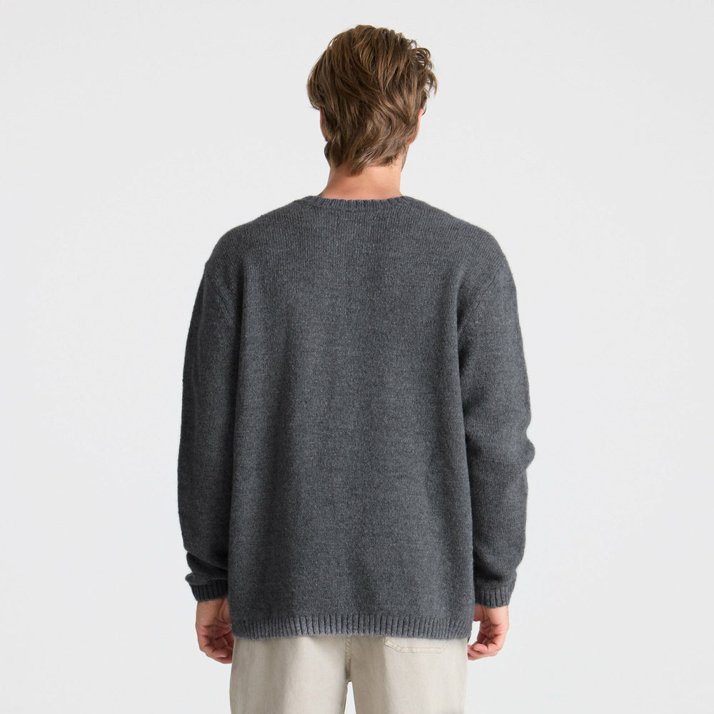 Roark Nordsman Wool Sweater in Charcoal - Men