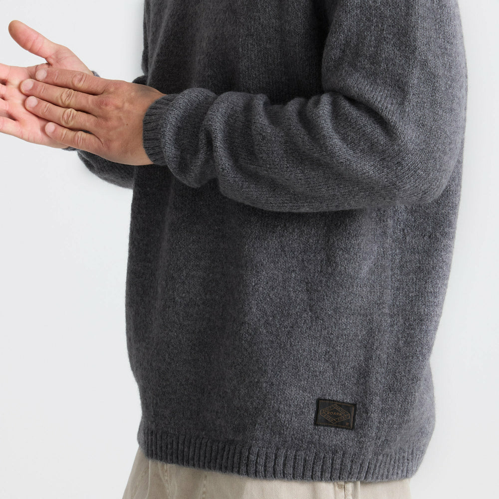 Roark Nordsman Wool Sweater in Charcoal - Men