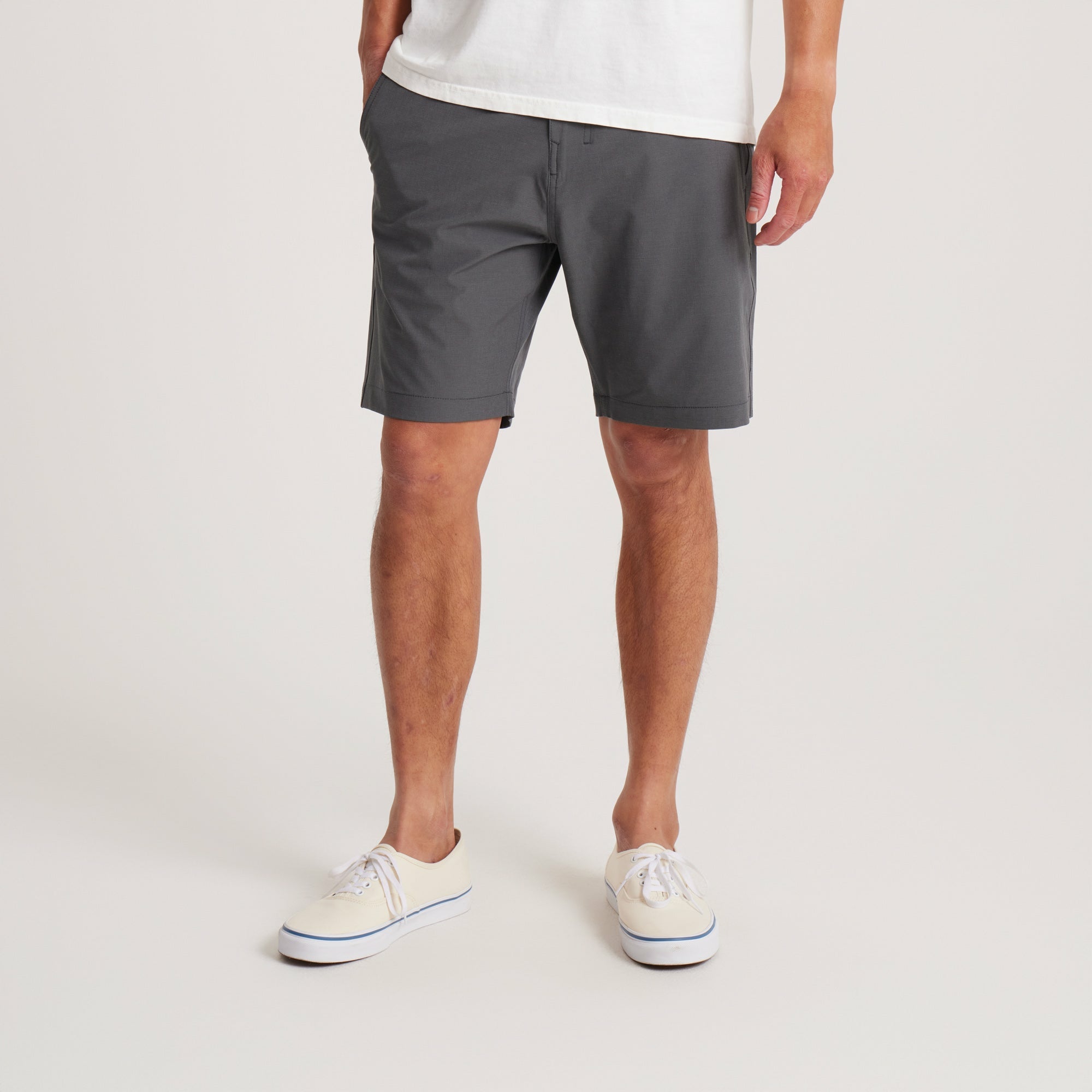 Roark Hytide Hybrid Shorts in Charcoal - Men