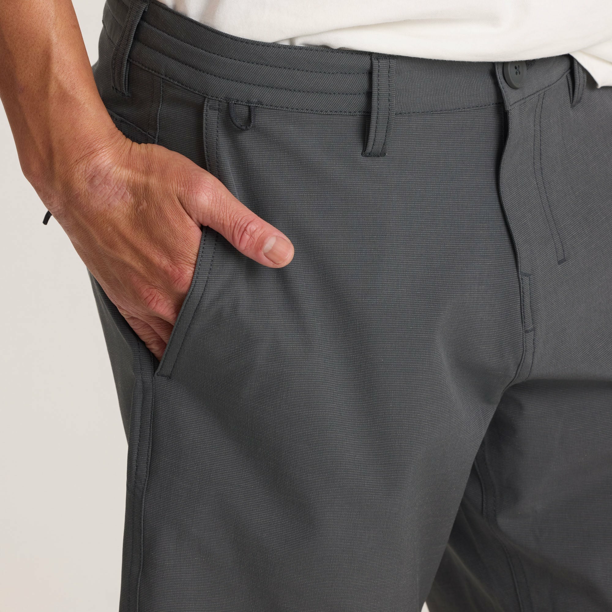 Roark Hytide Hybrid Shorts in Charcoal - Men