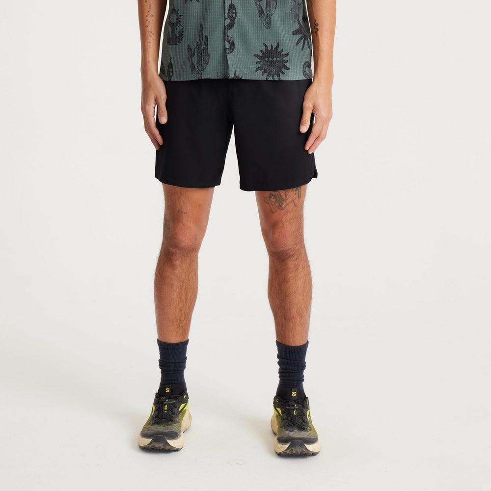Roark Serrano Active Stretch Shorts in Black - Men|Run / Active