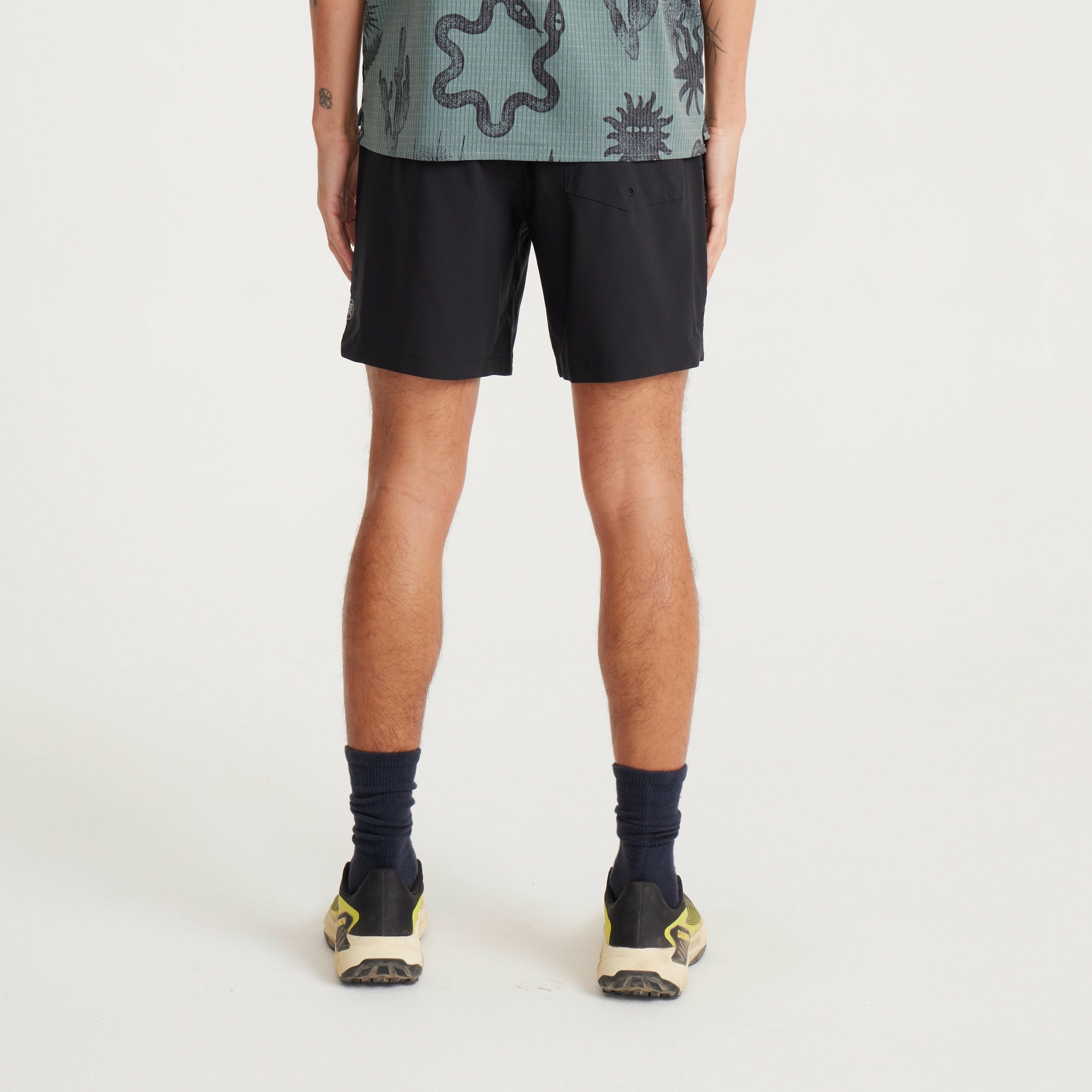 Roark Serrano Active Stretch Shorts in Black - Men|Run / Active