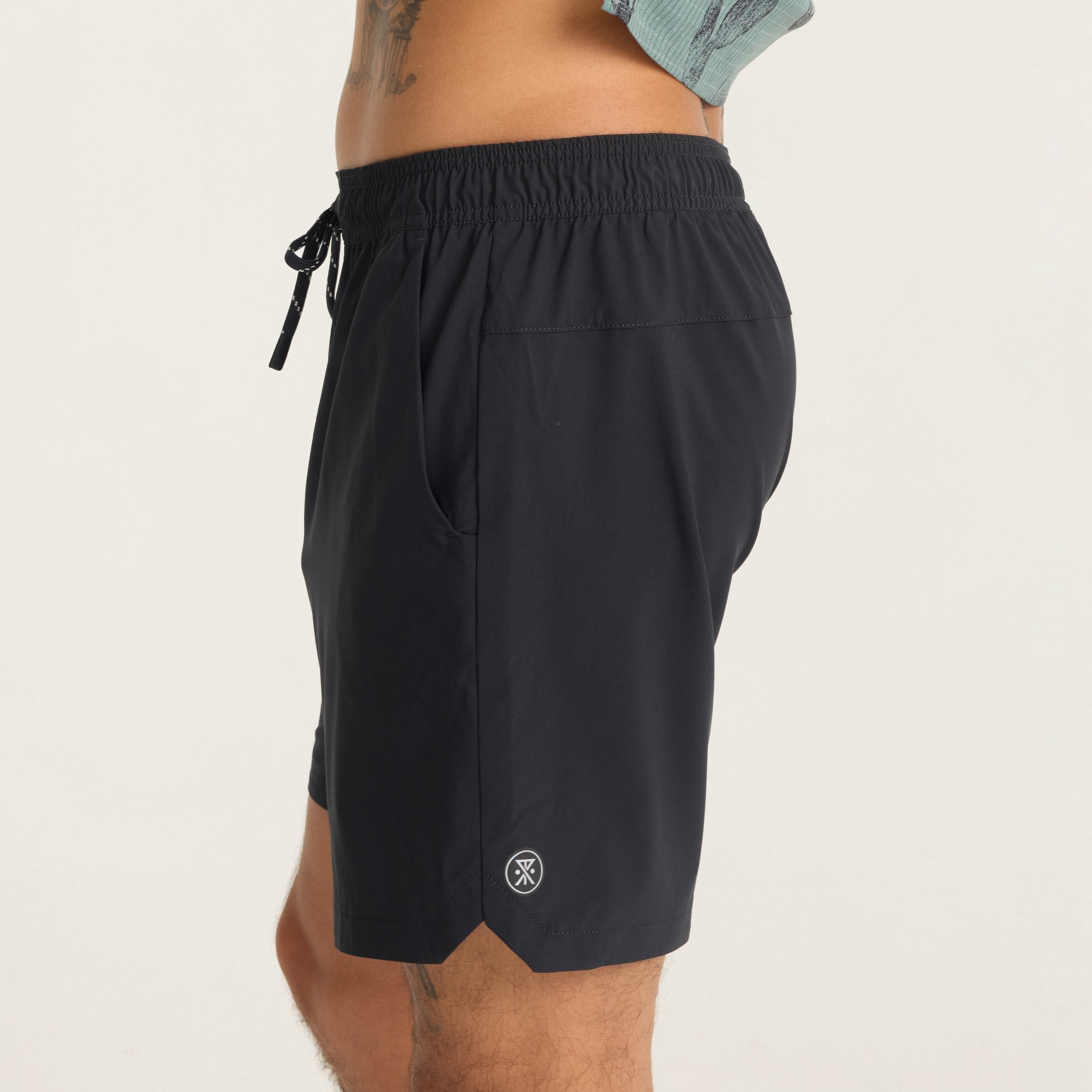 Roark Serrano Active Stretch Shorts in Black - Men|Run / Active