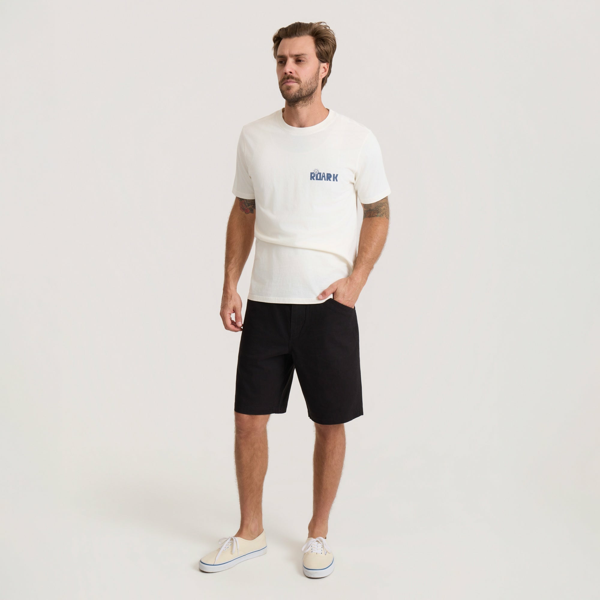 Roark HWY 1 Utility Shorts in Black - Men
