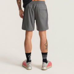 Roark Serrano 7" Active Stretch Shorts in Charcoal Heather - Men|Run / Active