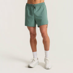 Roark Baja 5" Shorts in Slate Green - Men|Run / Active