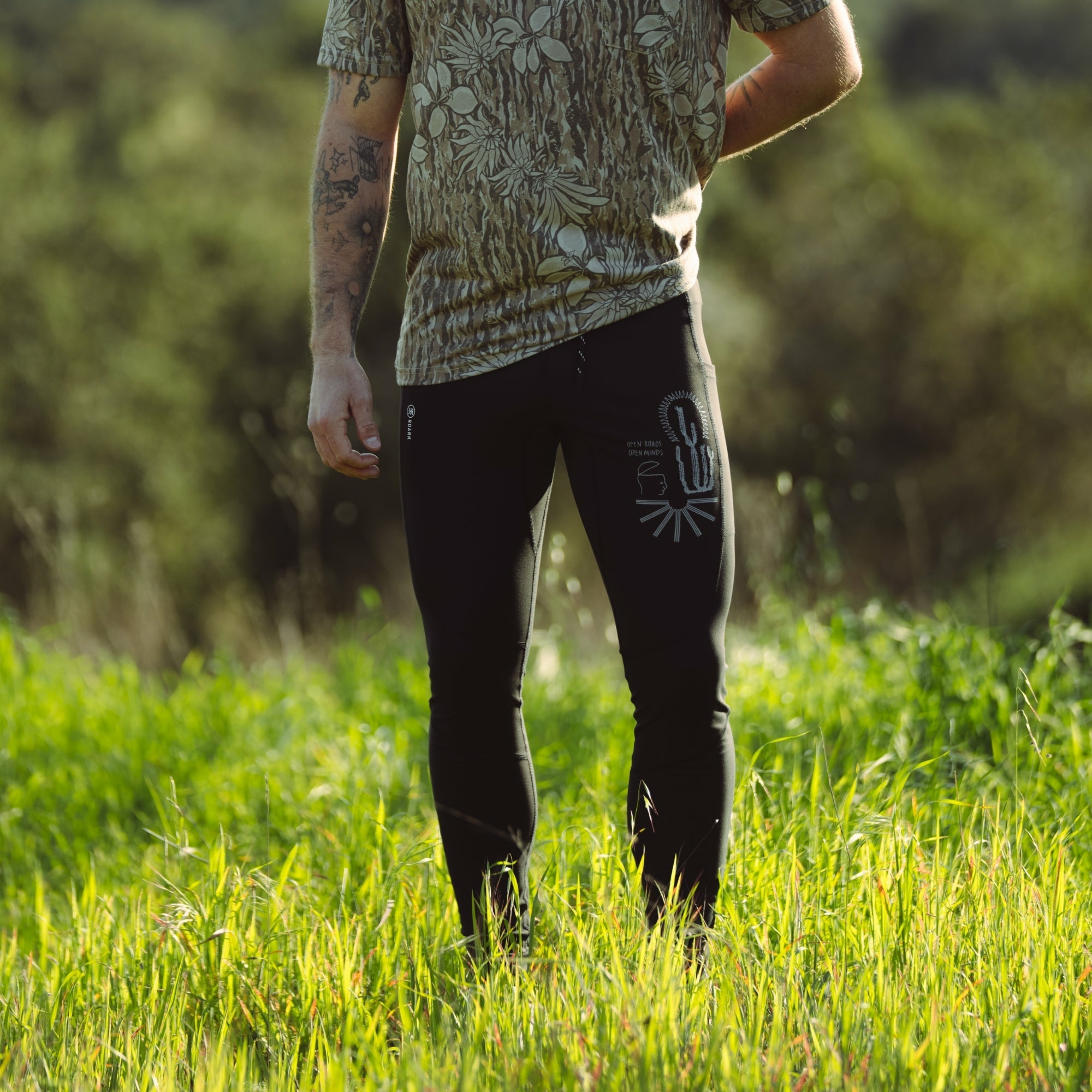Roark Elbert Tights in Black - Men|Run / Active
