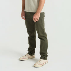 Roark HWY 128 5-Pocket Broken Twill Denim in Military - Men