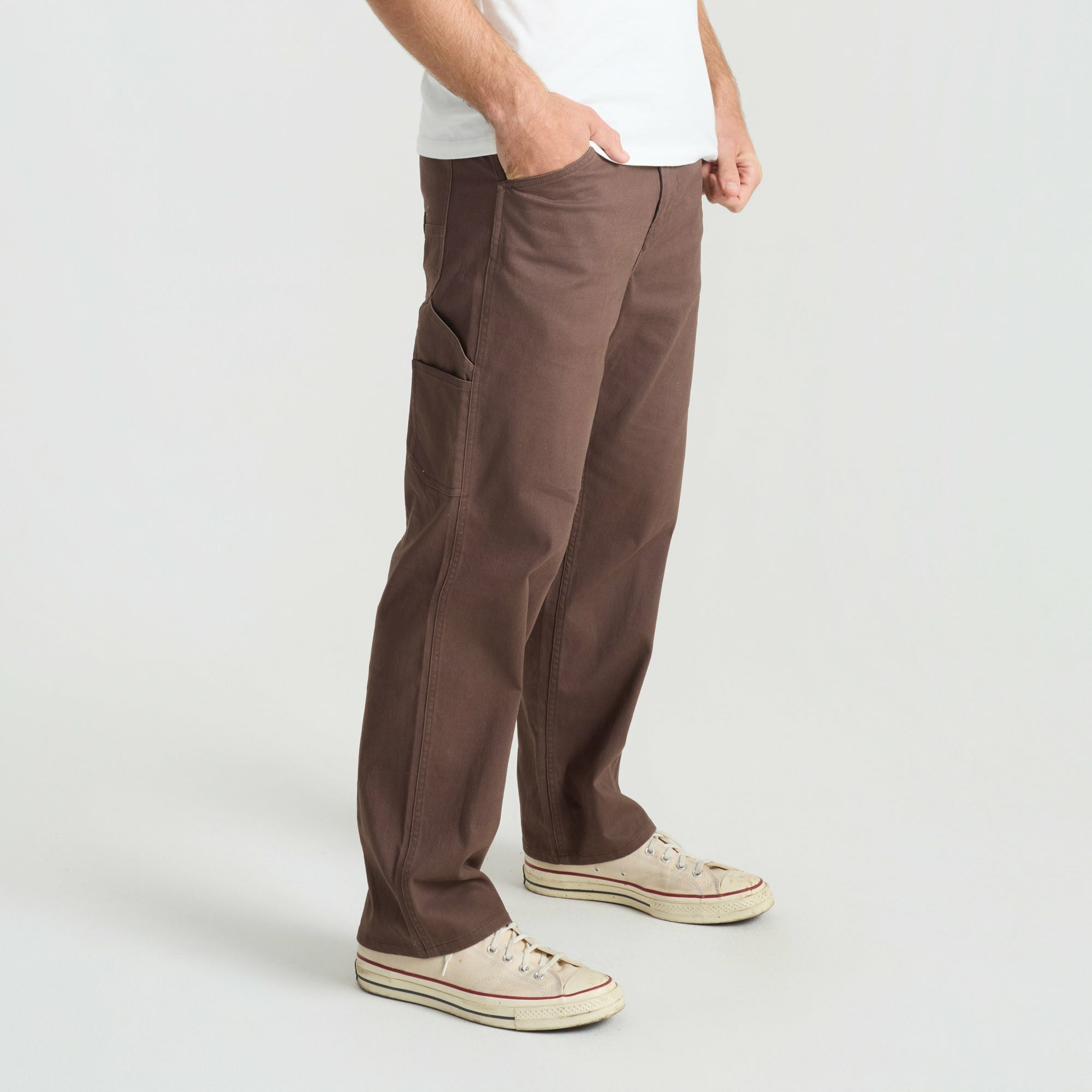 Roark HWY 1 Utility Denim in Cocoa Bean - Men