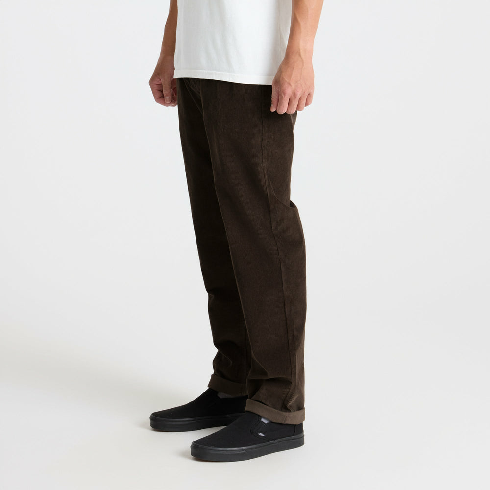 Roark Hwy 128 Cord Denim in Dark Brown - Men