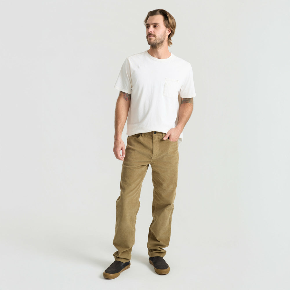 Roark HWY 128 Cord Jeans in Khaki - Men