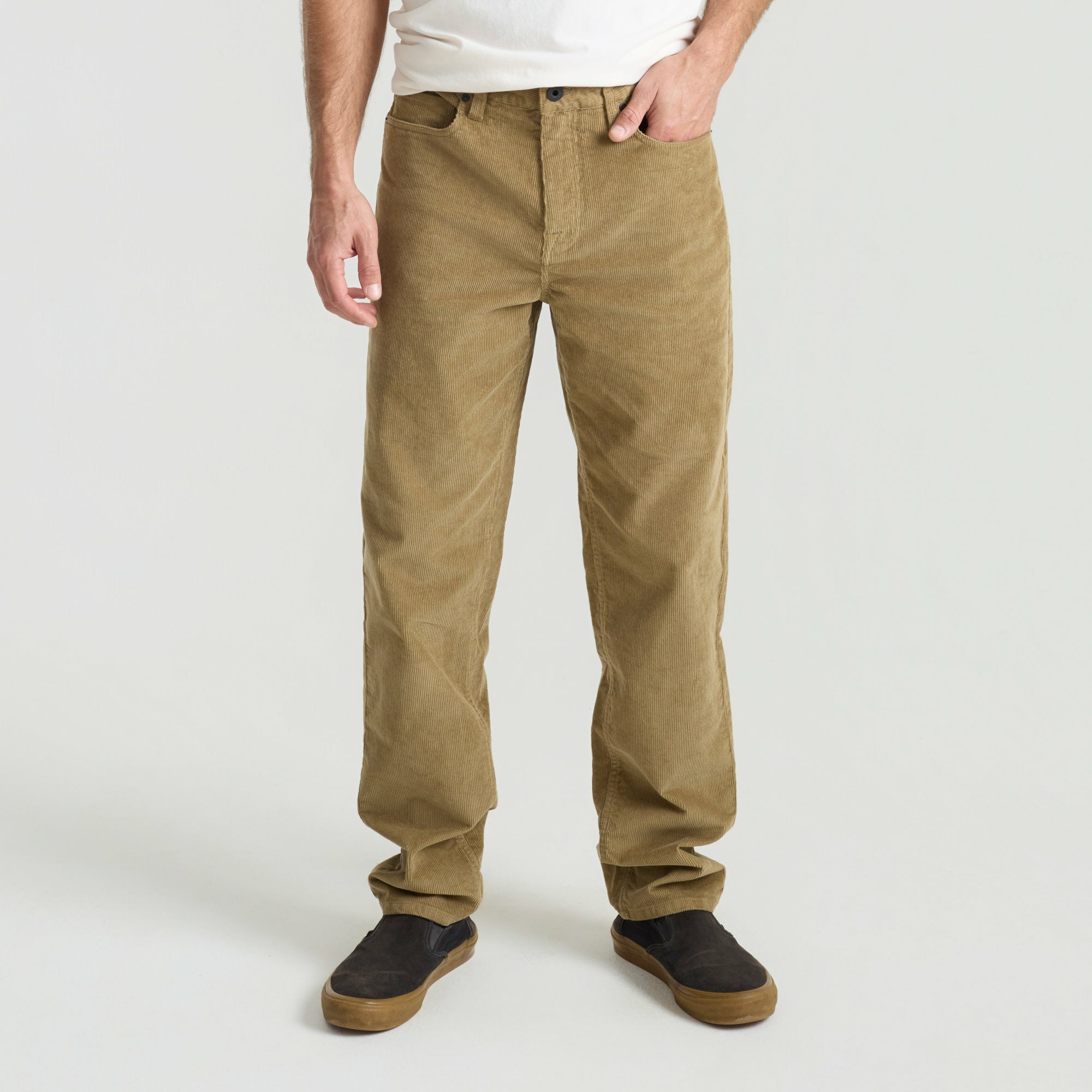 Roark HWY 128 Cord Jeans in Khaki - Men