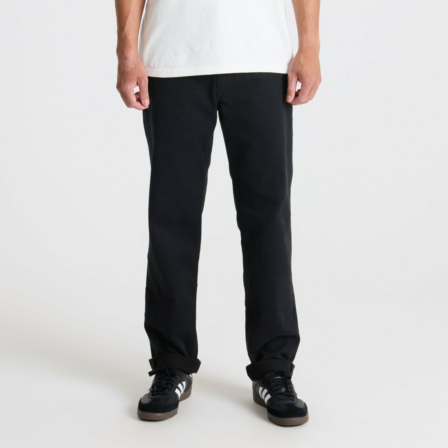 Roark Crossroads Chino Pants in Black - Men