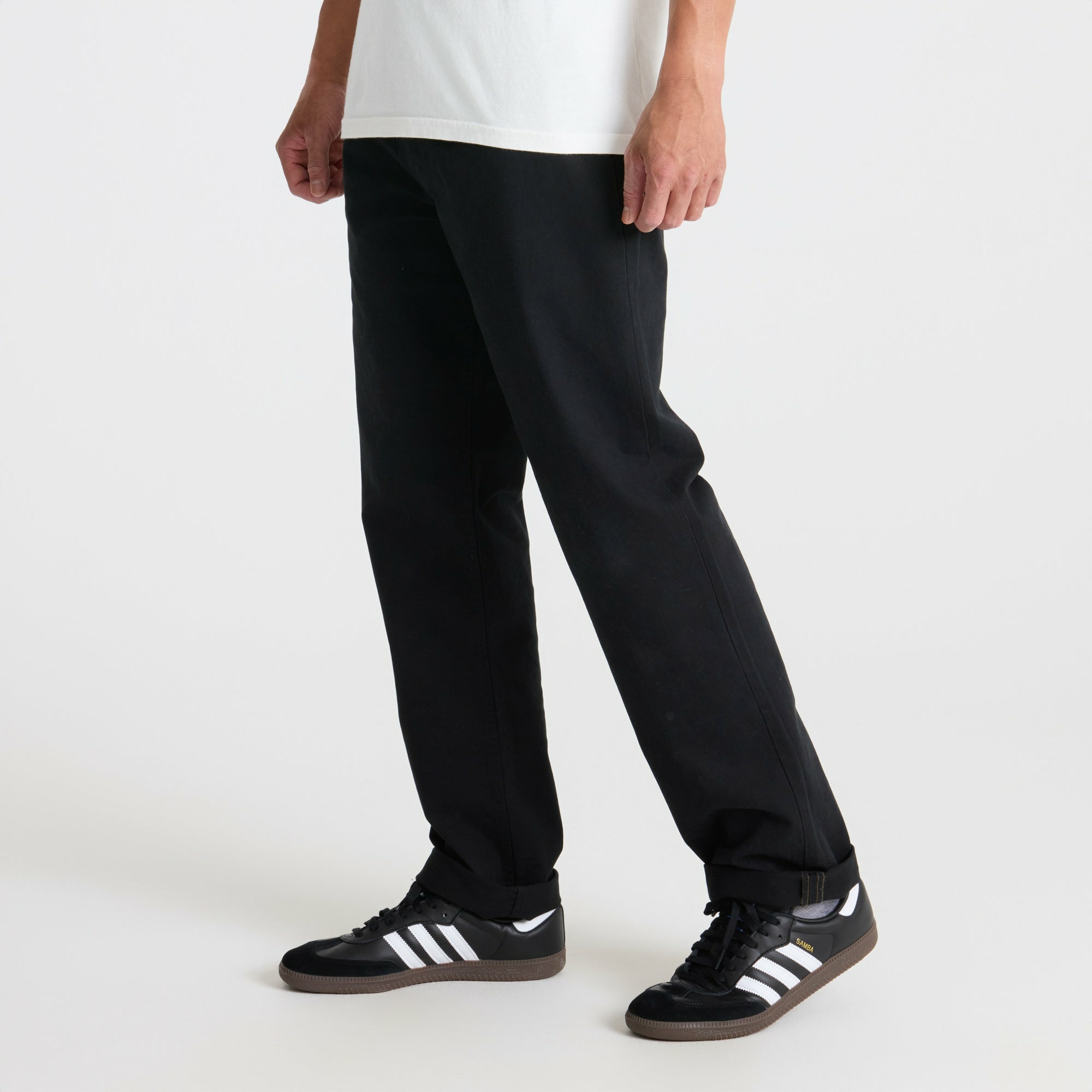 Roark Crossroads Chino Pants in Black - Men
