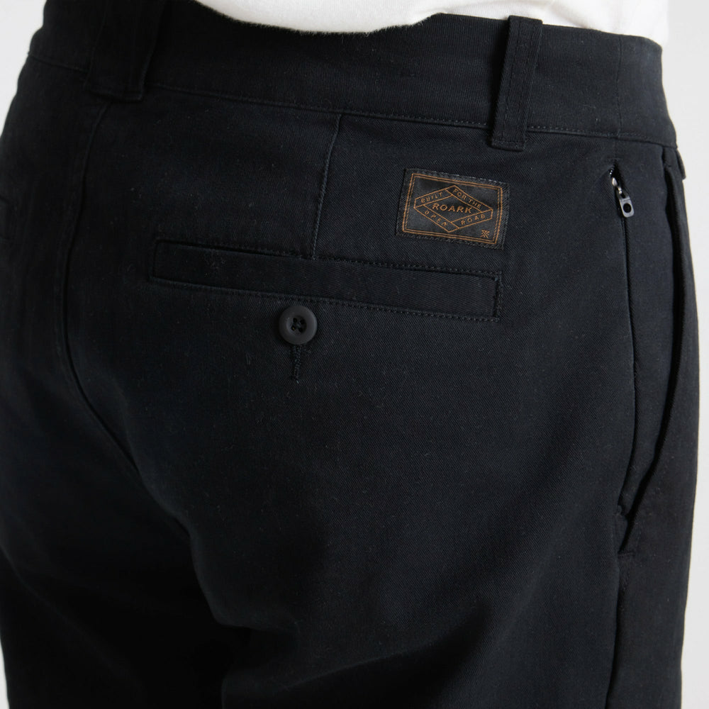 Roark Crossroads Chino Pants in Black - Men