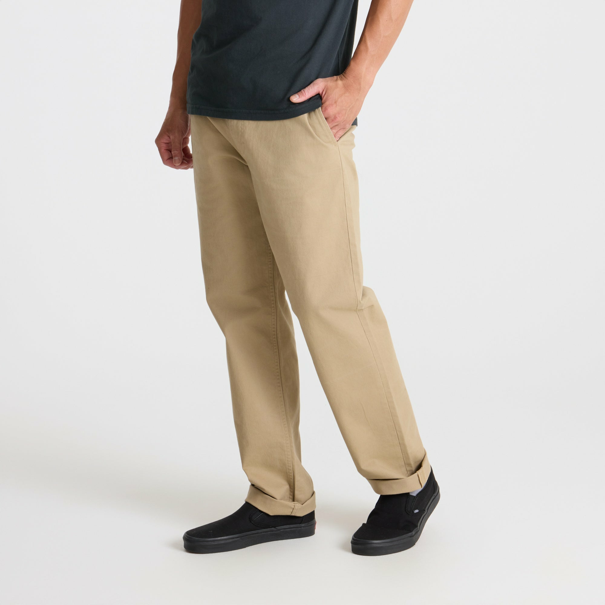 Roark Crossroads Chino Pants in Khaki - Men