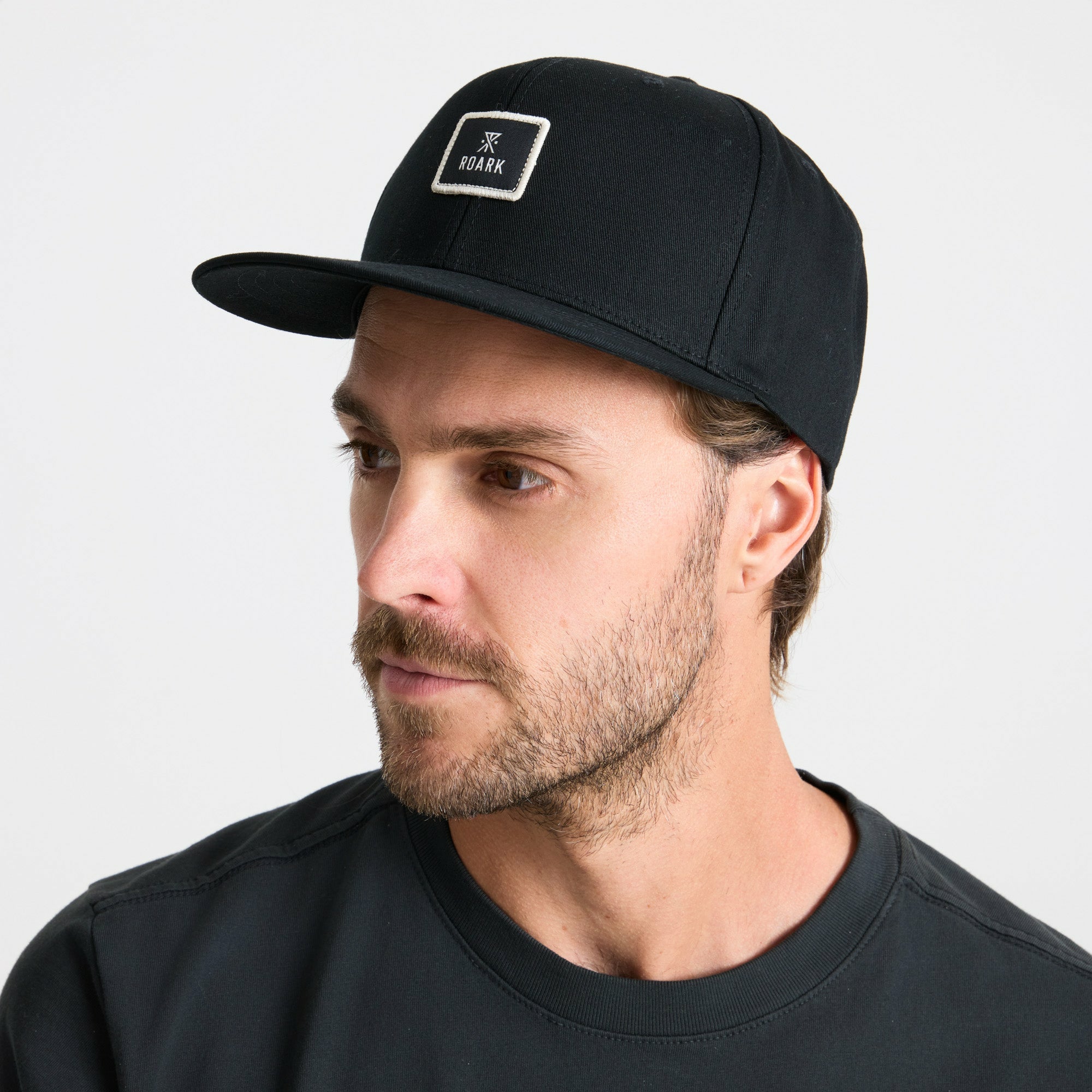 Roark Safecamp Snapback Hat in Black - Men