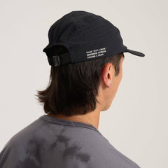 Roark Alta Elite Run Hat Strapback Hat in Black - Men|Run / Active