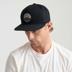 Roark Fear The Sea Snapback Hat in Black - Men