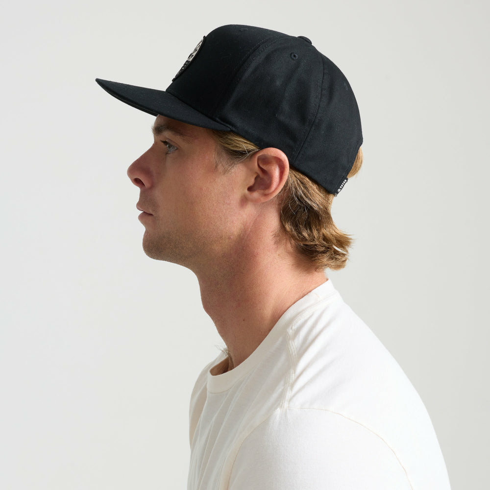 Roark Fear The Sea Snapback Hat in Black - Men