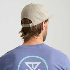Roark Made To Fade 6 Panel Strapback Hat in Washed Fossil - Men