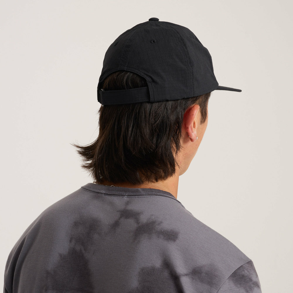 Roark Mathis 5 Panel Strapback Hat in Chaos Black - Men