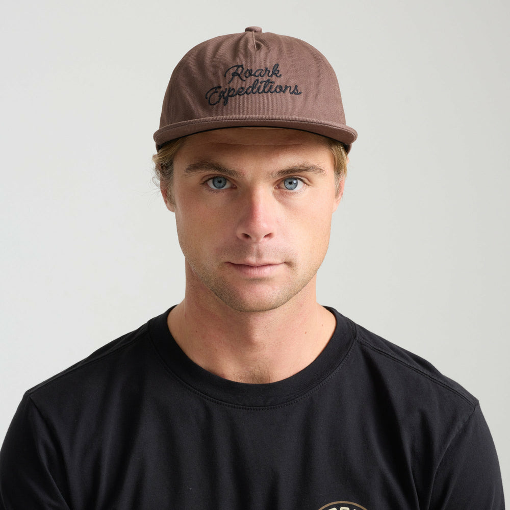 Roark Venture Expeditions Snapback Hat in Cocoa Bean - Men