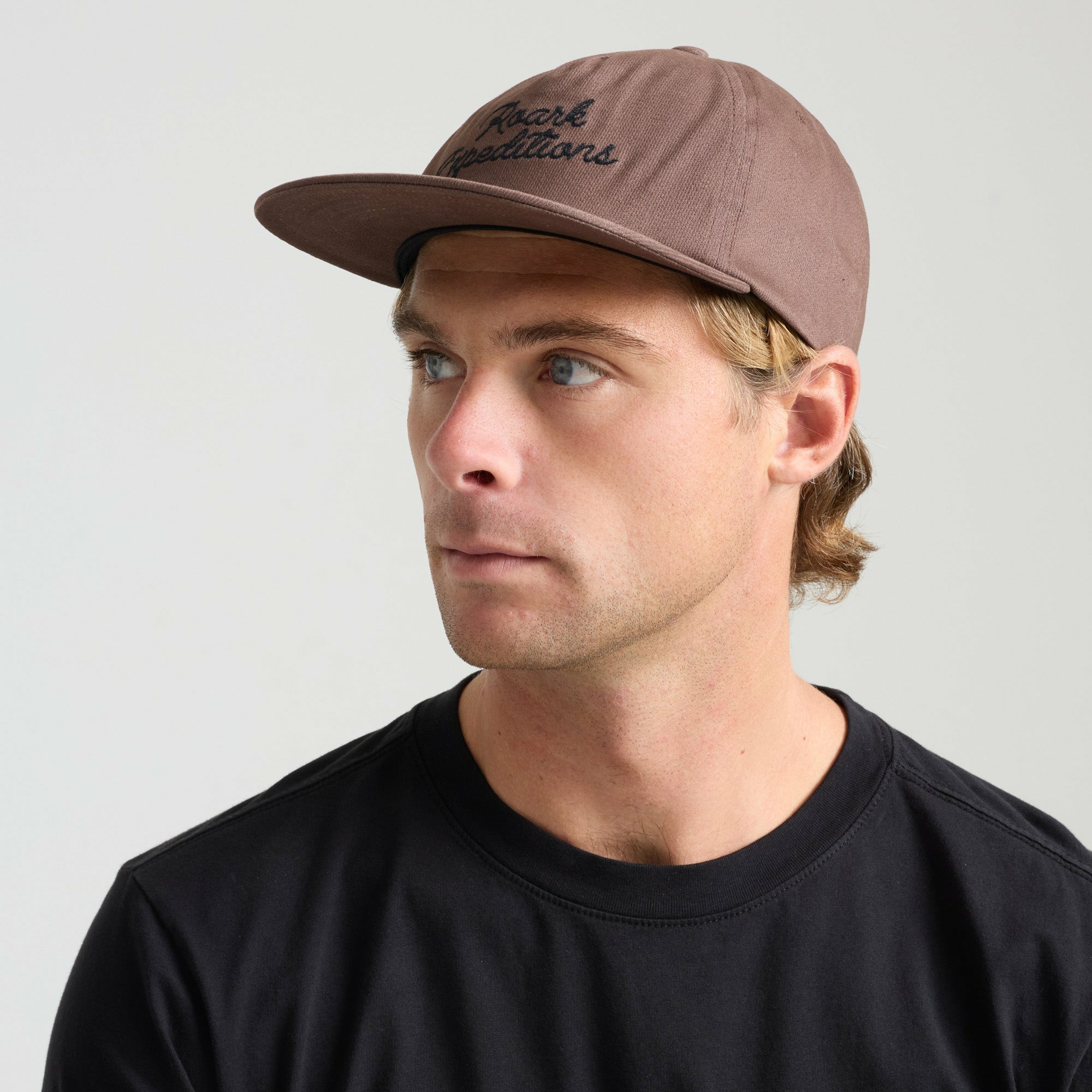 Roark Venture Expeditions Snapback Hat in Cocoa Bean - Men