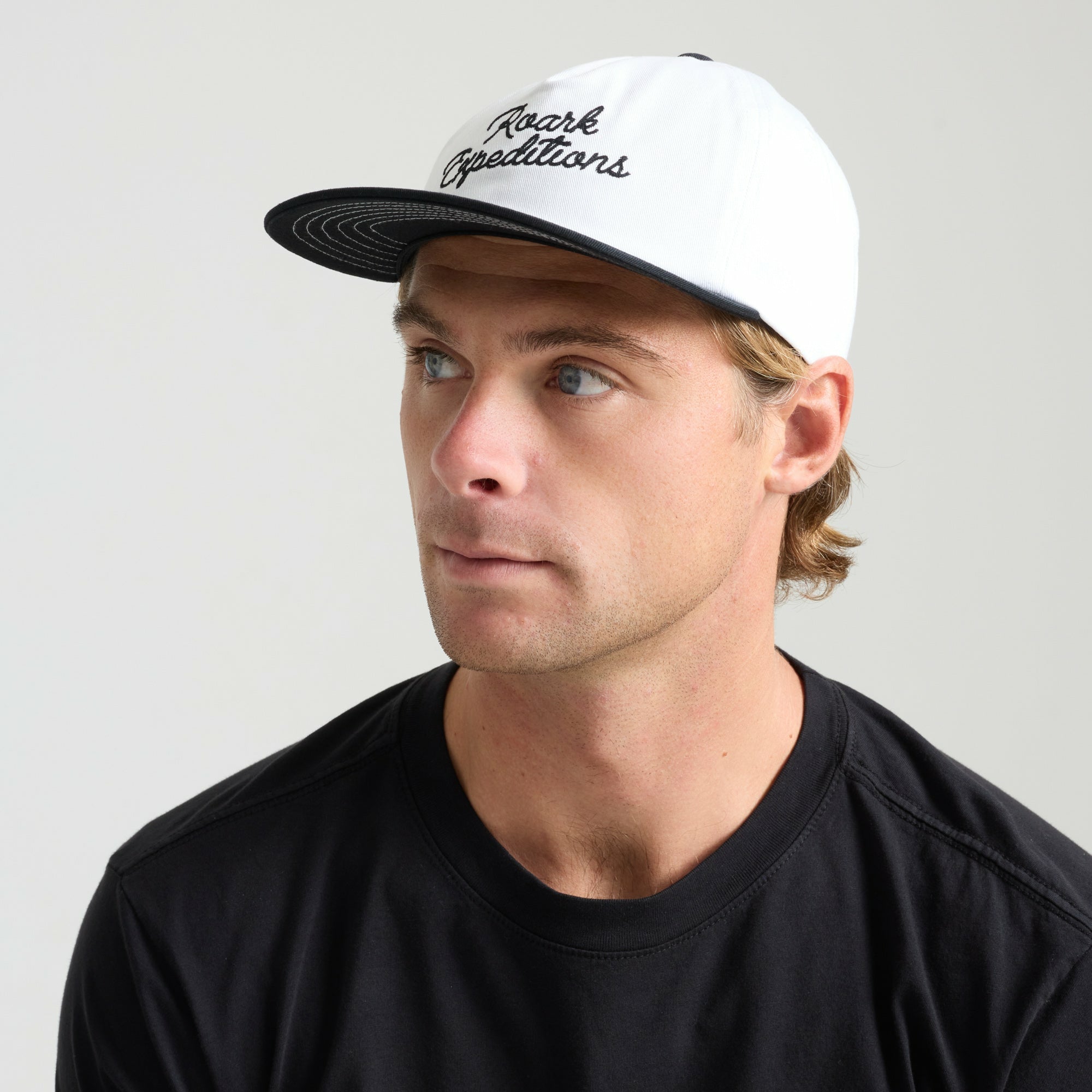 Roark Venture Expeditions Snapback Hat in White - Men