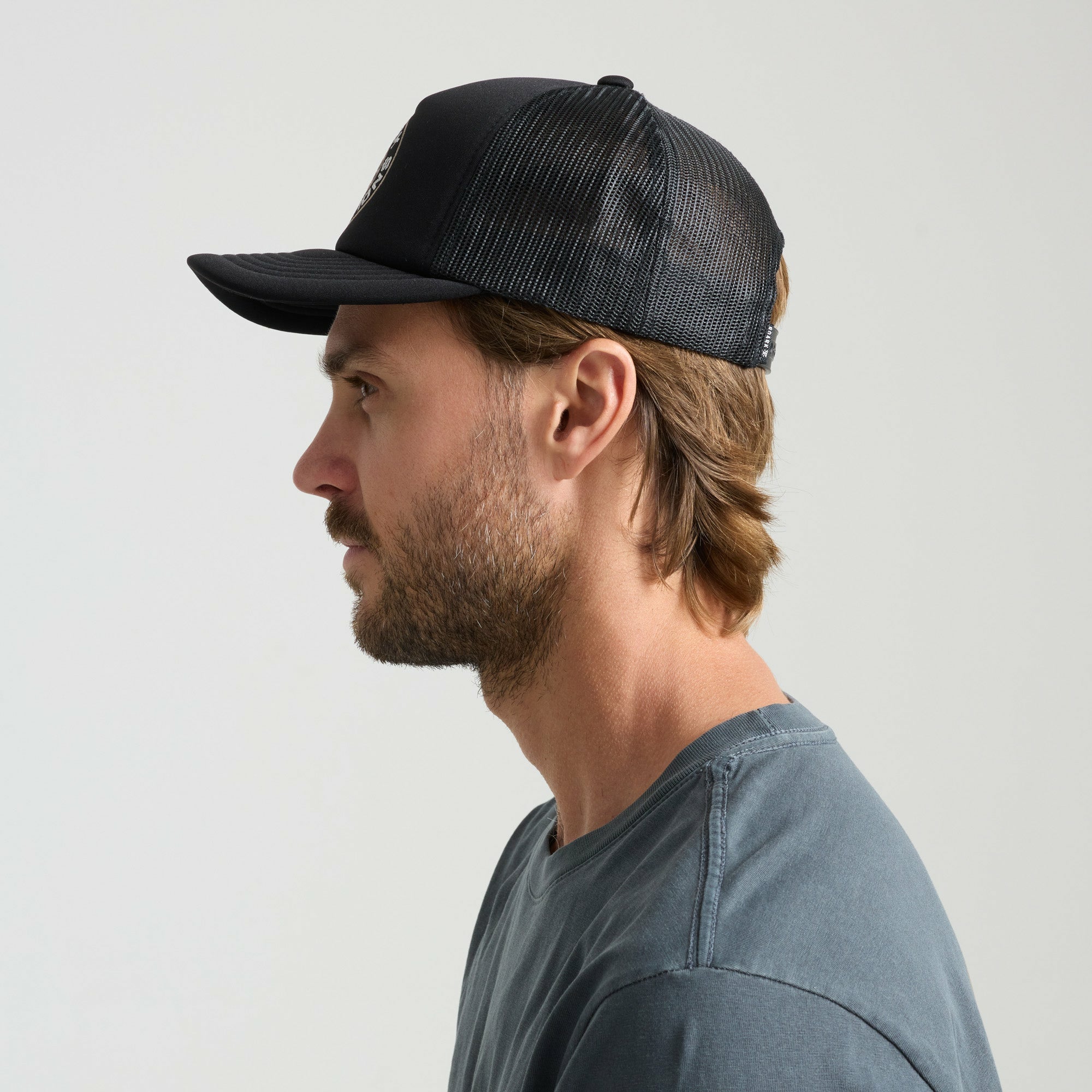Roark Foam Trucker Global Snapback Hat in Black - Men