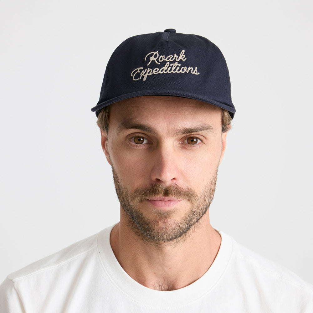 Roark Venture Snapback Hat in Navy - Men