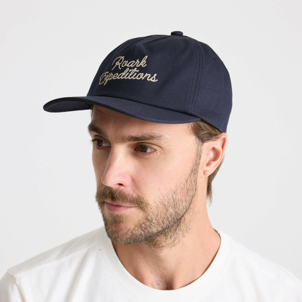Roark Venture Snapback Hat in Navy - Men