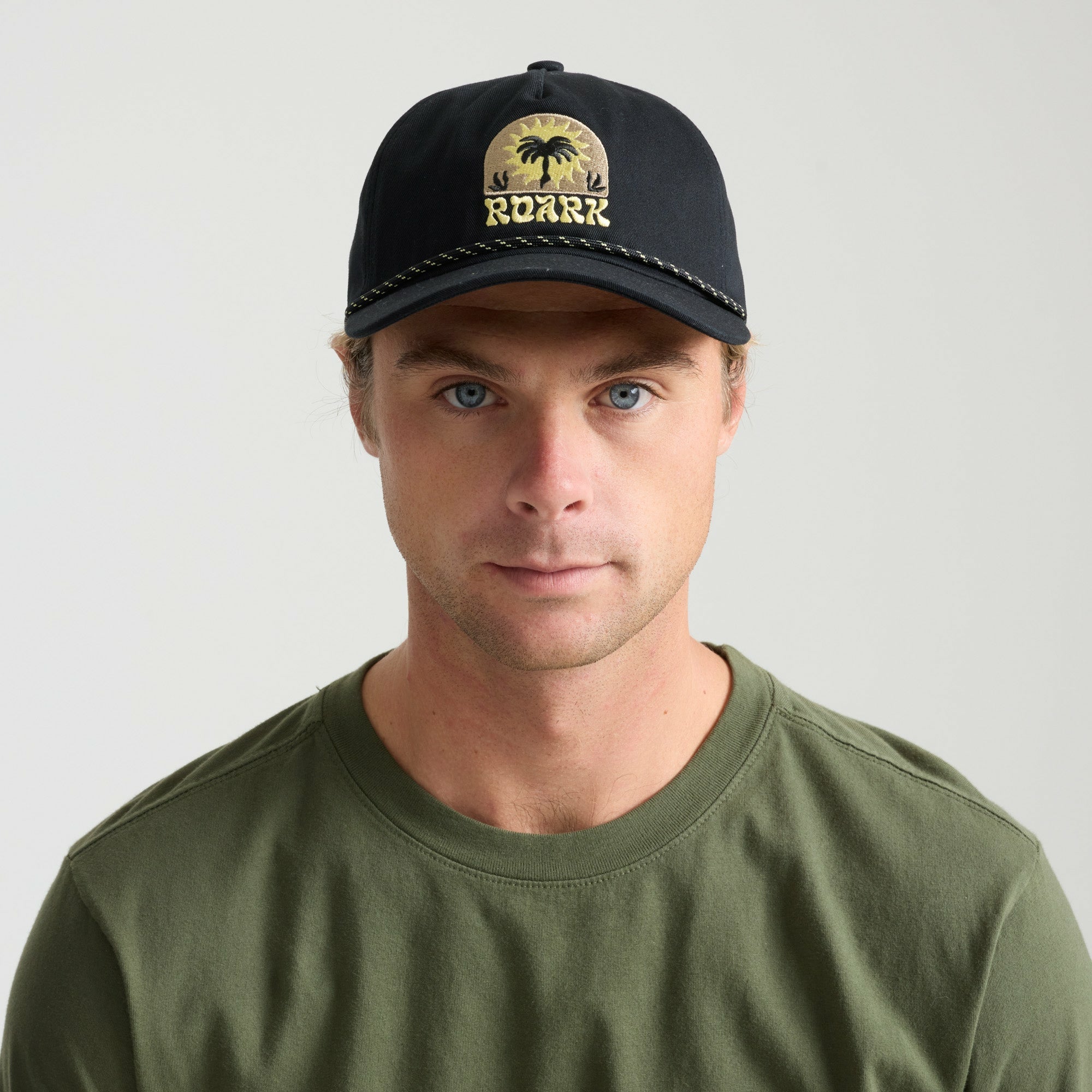 Roark Venture Snapback Hat in Black - Men