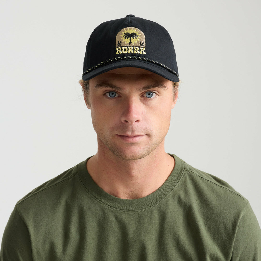 Roark Venture Snapback Hat in Black - Men